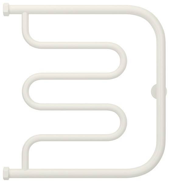 Полотенцесушитель водяной Сунержа Лира 500x500 мм матовый белый 30-4011-5050