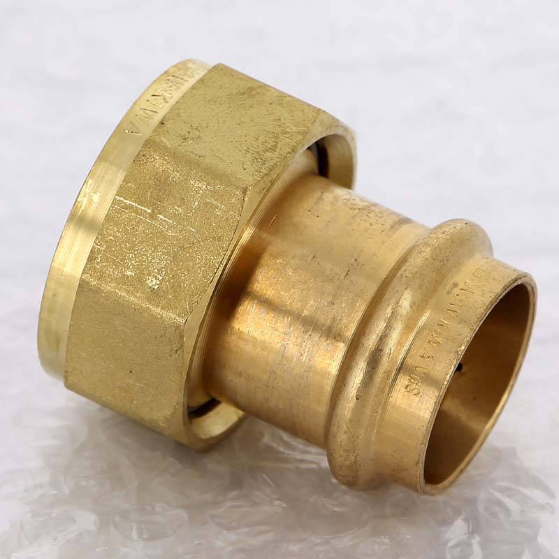 Муфта пресс с накидной гайкой Viega Sanpress 28x1 1/4 бронза 265700