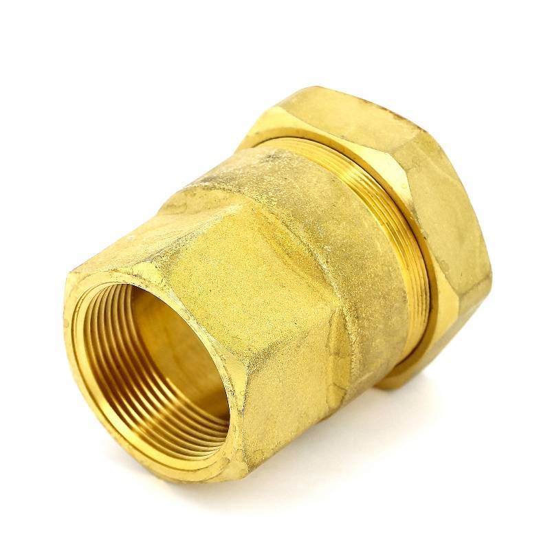 Муфта обжимная Tiemme 1592 1 1/2 ВР латунная 1500099