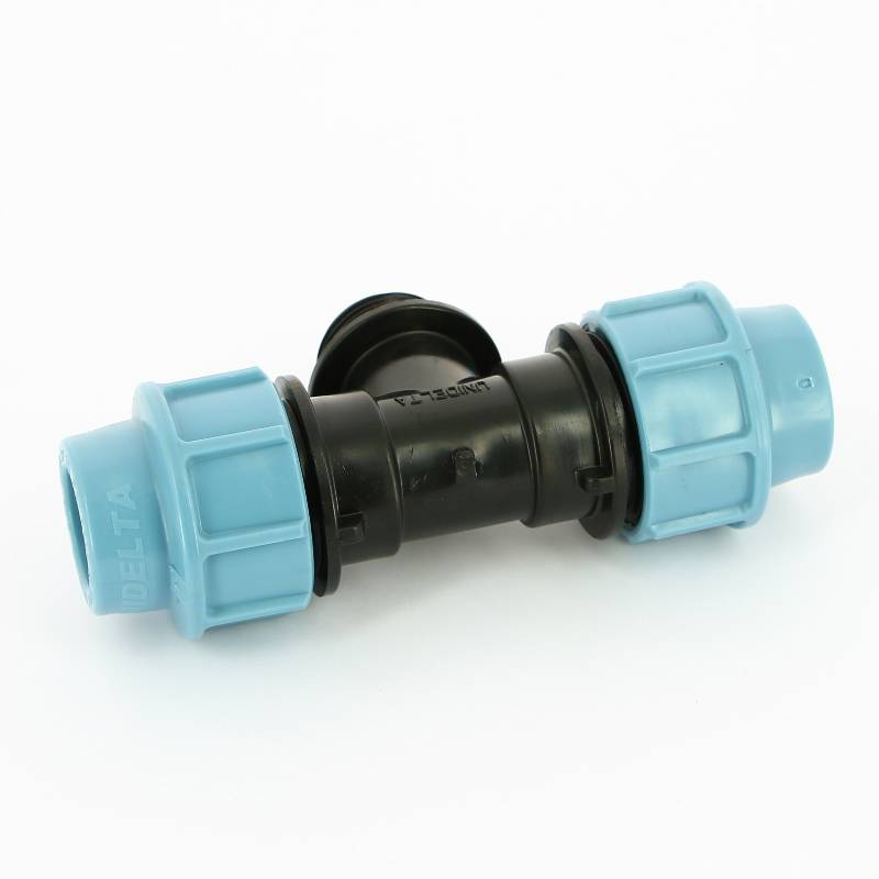 Тройник компрессионный Unidelta ПНД 25x1 наружная резьба 1010025004