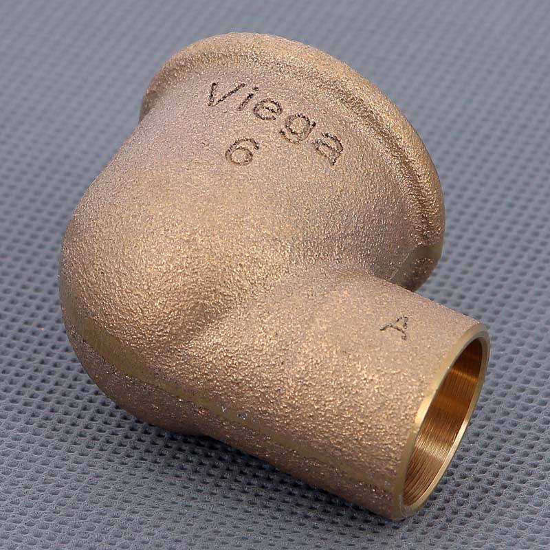 Угол 90° бронзовый Viega 94090G пайка-ВР 22x1 113865