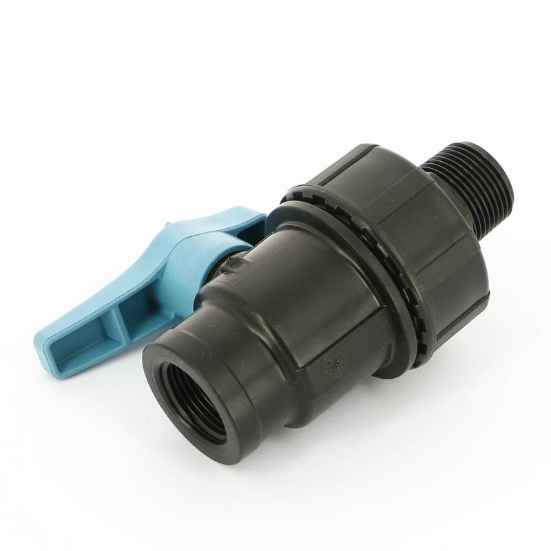 Кран шаровый обжимной Unidelta 1072 25 x 3/4 Н для труб ПНД 1072025003001