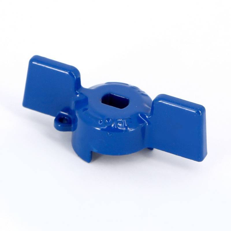 Ручка-бабочка для шарового крана Uni-Fitt 1 синяя 129T4100