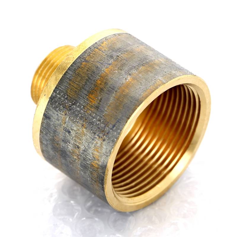 Переходник круглый Viega 3/4 x 1 1/2 дюйма НВ бронза 650841