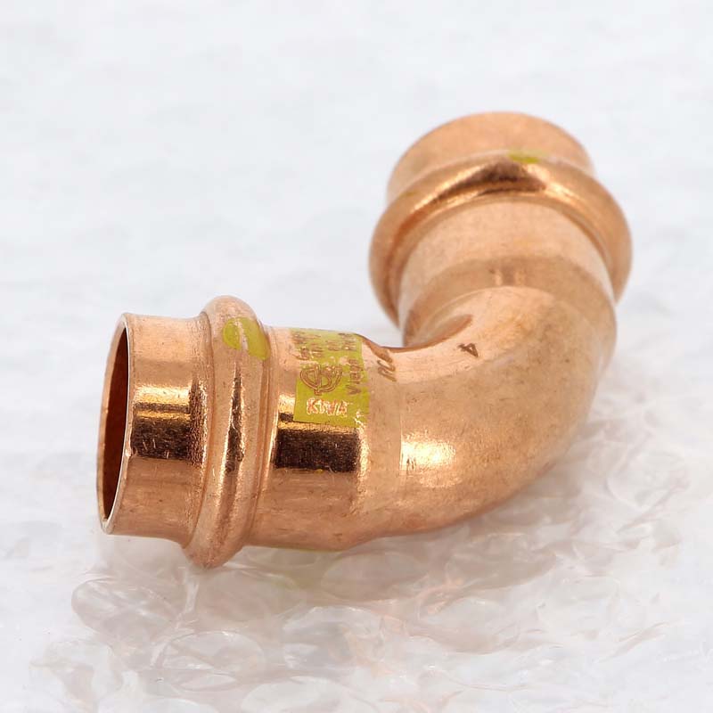 Отвод пресс медный Viega Profipress G 18 мм 90° 345471