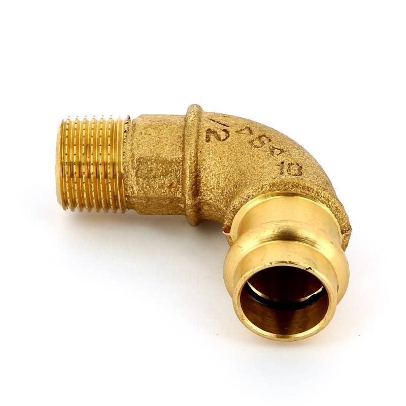 Угольник пресс с наружной резьбой IBP Bänninger B Press 18 x 1/2 бронза P4001G01804000