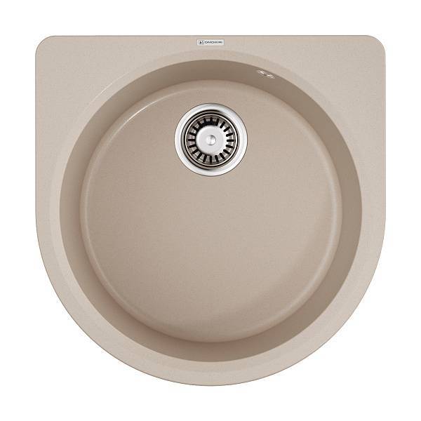 Кухонная мойка Omoikiri Akegata 51-SA Artgranit 51x51 см бежевый 4993759