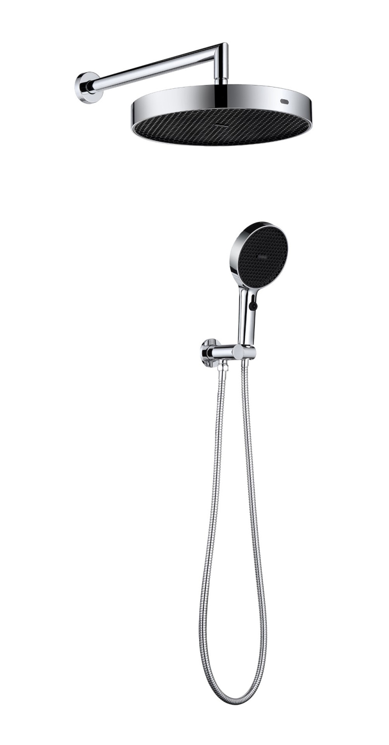 Душевой комплект Boheme Cell без смесителя верхний и ручной душ хром 427-CR