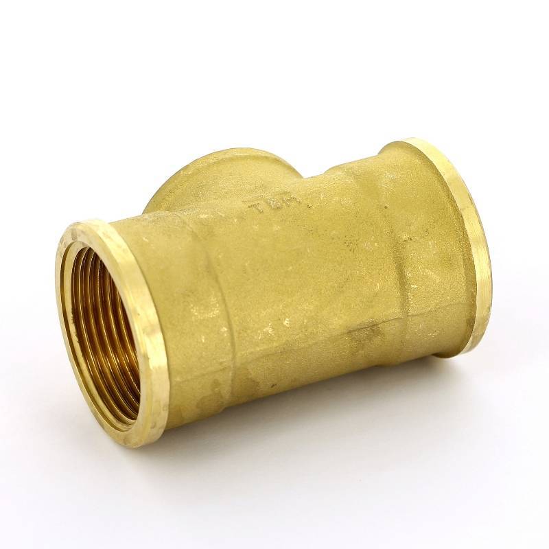 Тройник латунный Tiemme 1 1/4x1/2x1 1/4 ВР 1500441