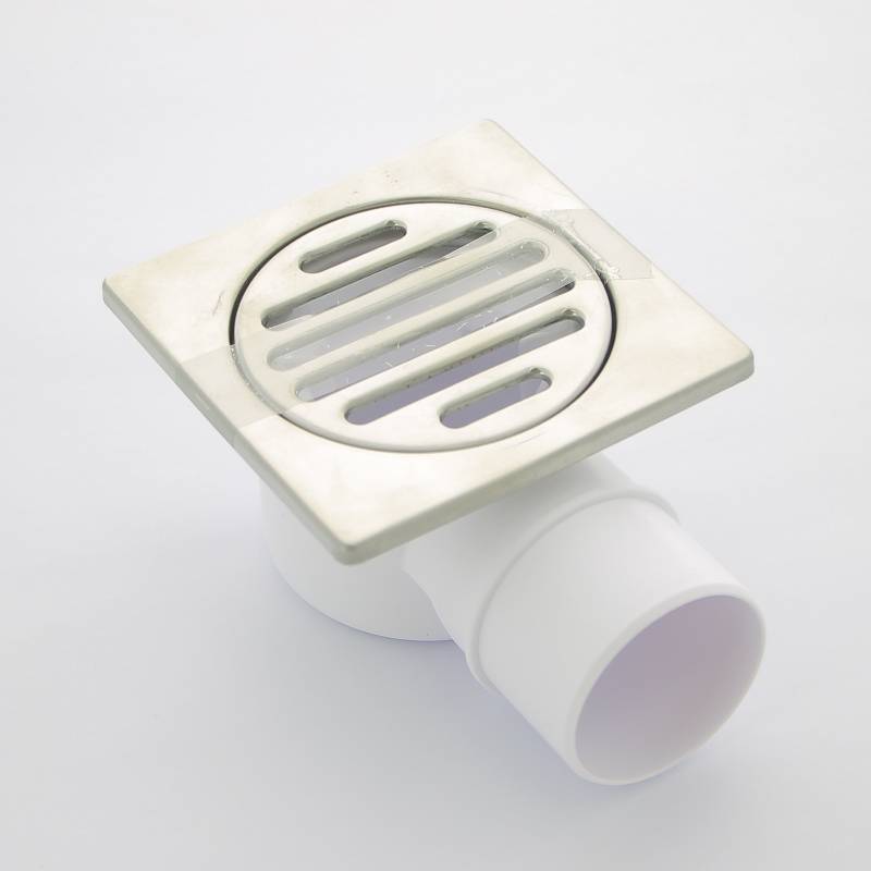 Трап McAlpine MRFG4 100x100 мм горизонтальный выпуск 50 мм нержавеющая сталь MRFG4