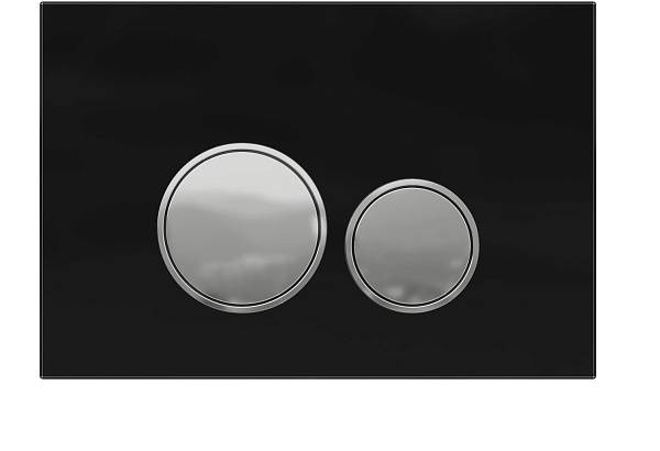 Клавиша смыва Allen Brau Priority 24,8x16,8 см черный 9.20005.31