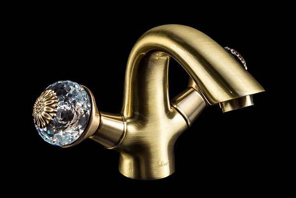 Смеситель для раковины Boheme Flora бронза матовая 311-FL