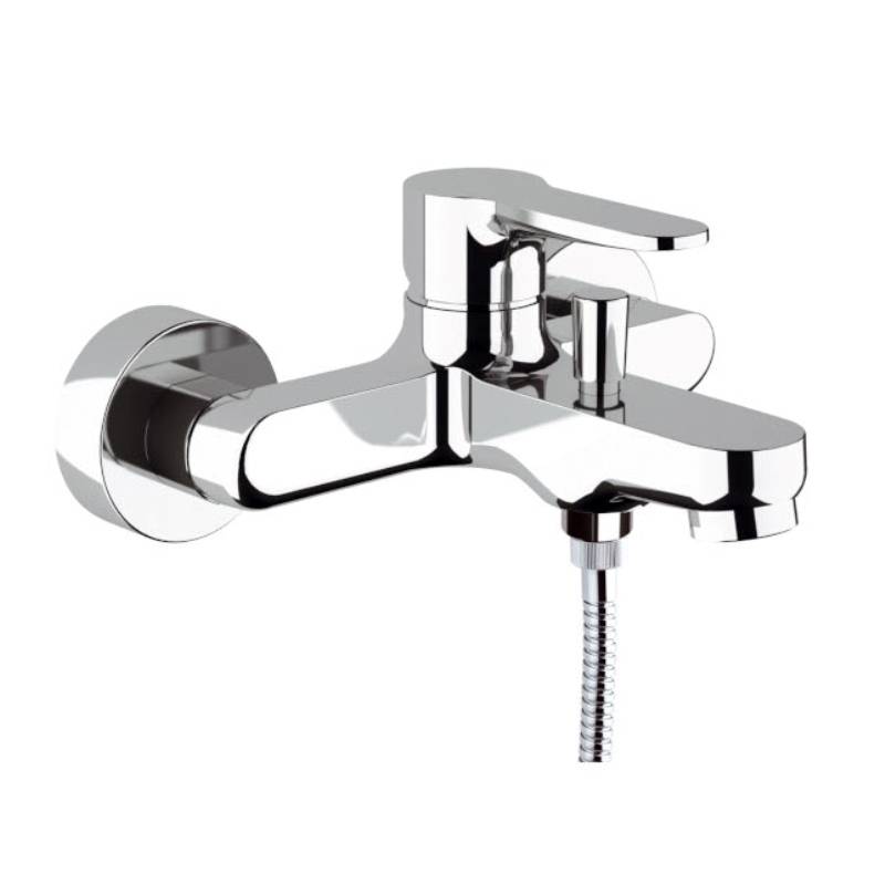 Смеситель для ванны Remer Winner с душевым набором хром W02