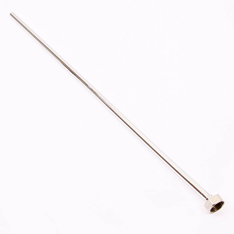 Трубка медная хромированная UNI-FITT 10х1 мм с накидной гайкой 1/2 50 см 592C1205