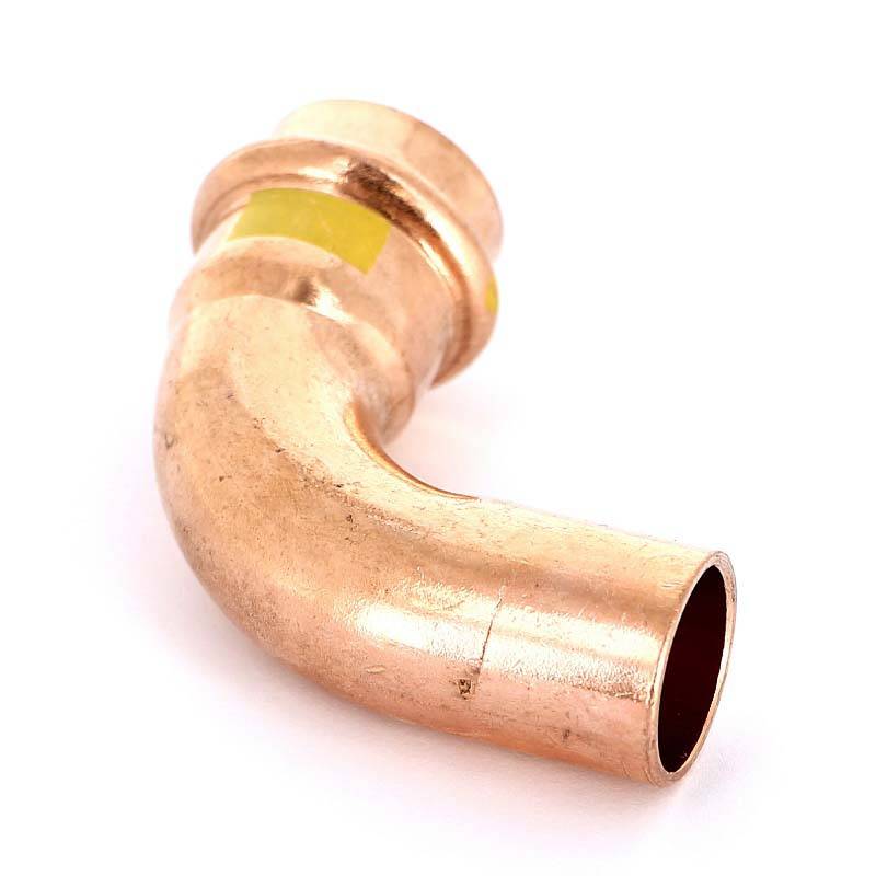 Отвод пресс медный Viega Profipress G 22 мм 90° однораструбный 345556