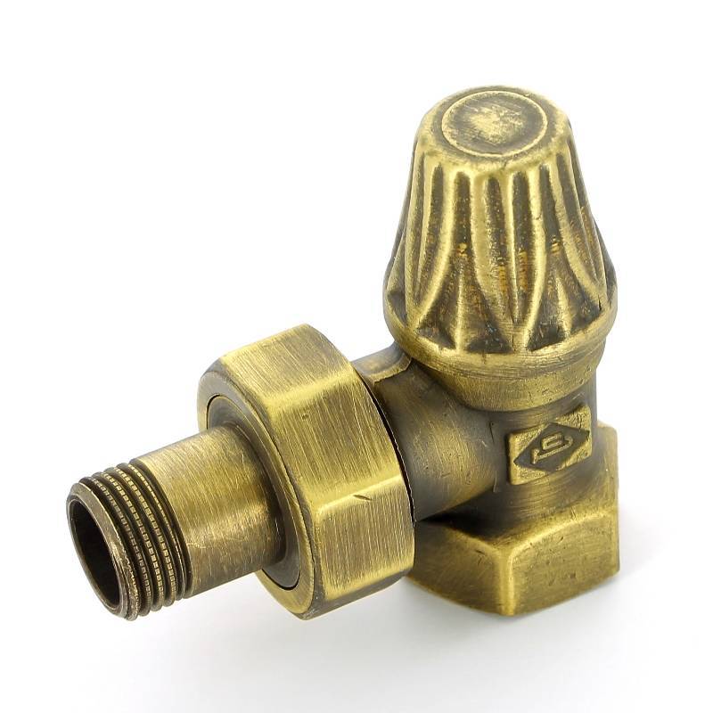 Вентиль обратный Carlo Poletti Artistic угловой НВ 1/2 бронза V67410MA