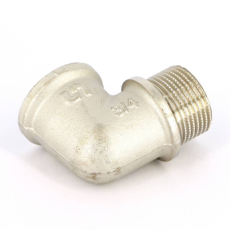 Угол 90° НВ Uni-Fitt 3/4 никелированный с упором 612N3300