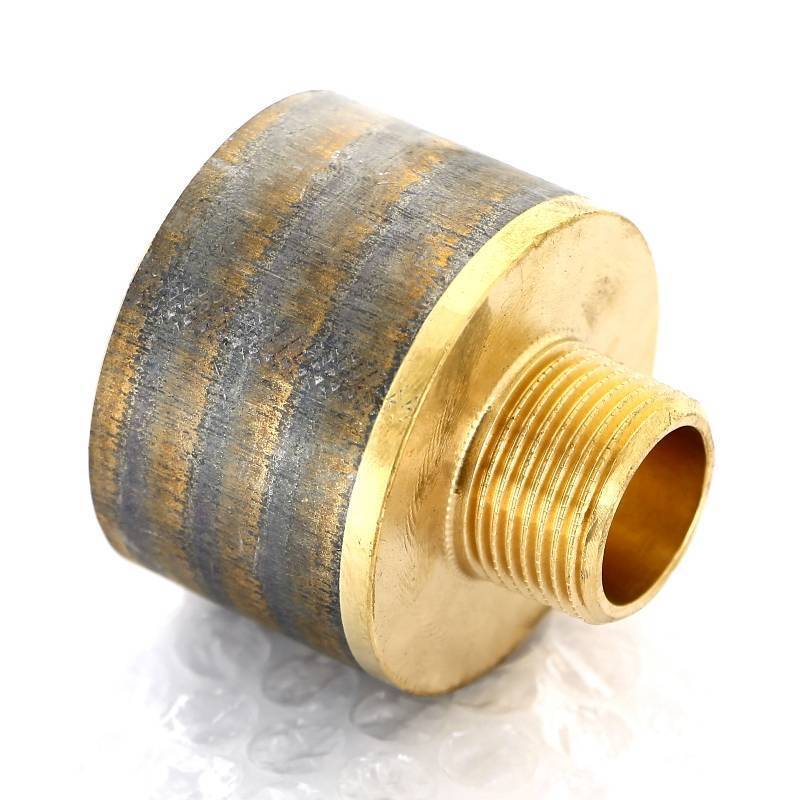 Переходник круглый Viega 3/4 x 1 1/2 дюйма НВ бронза 650841