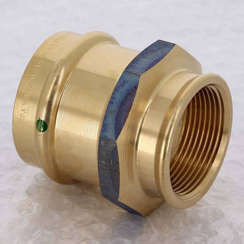 Муфта переходная пресс-В Viega Sanpress бронза 54х1 1/2 365097