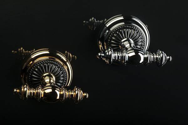 Крючок для ванной Boheme Palazzo двойной подвесной золото 10156