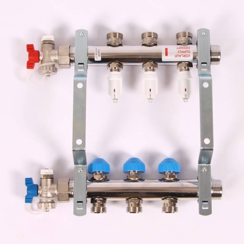 Коллекторная группа REHAU HKV-D 1 x 3/4 3 выхода 208031