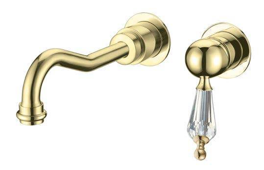 Смеситель для раковины встраиваемый Boheme Imperiale Ripresa золото глянцевое 327