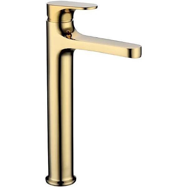 Смеситель для раковины высокий Boheme Spectre золото 452-G