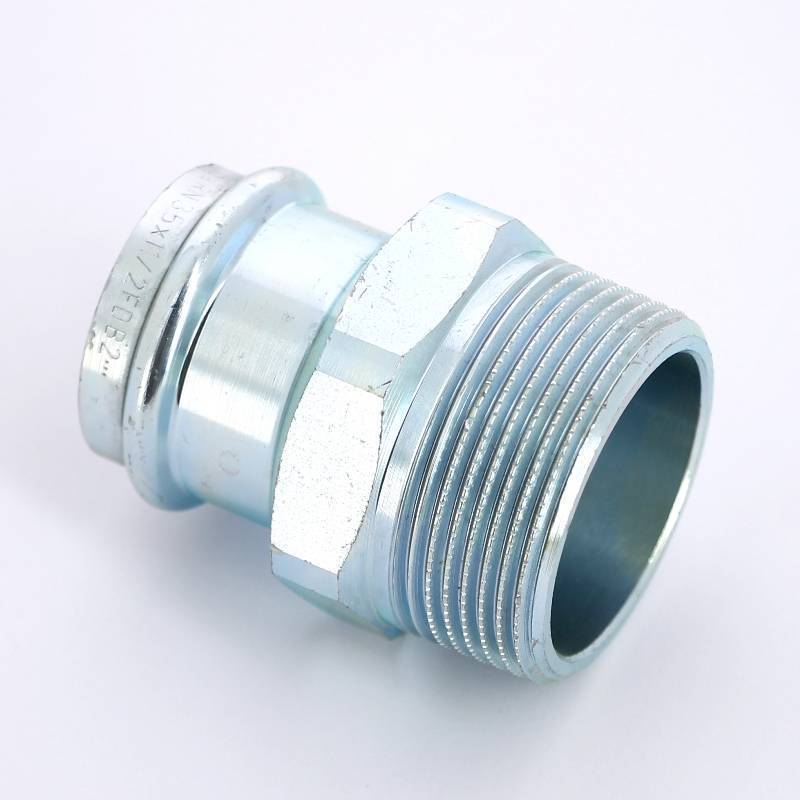 Муфта переходная пресс-Н Viega Prestabo оцинкованная сталь 35х1 1/2 642013