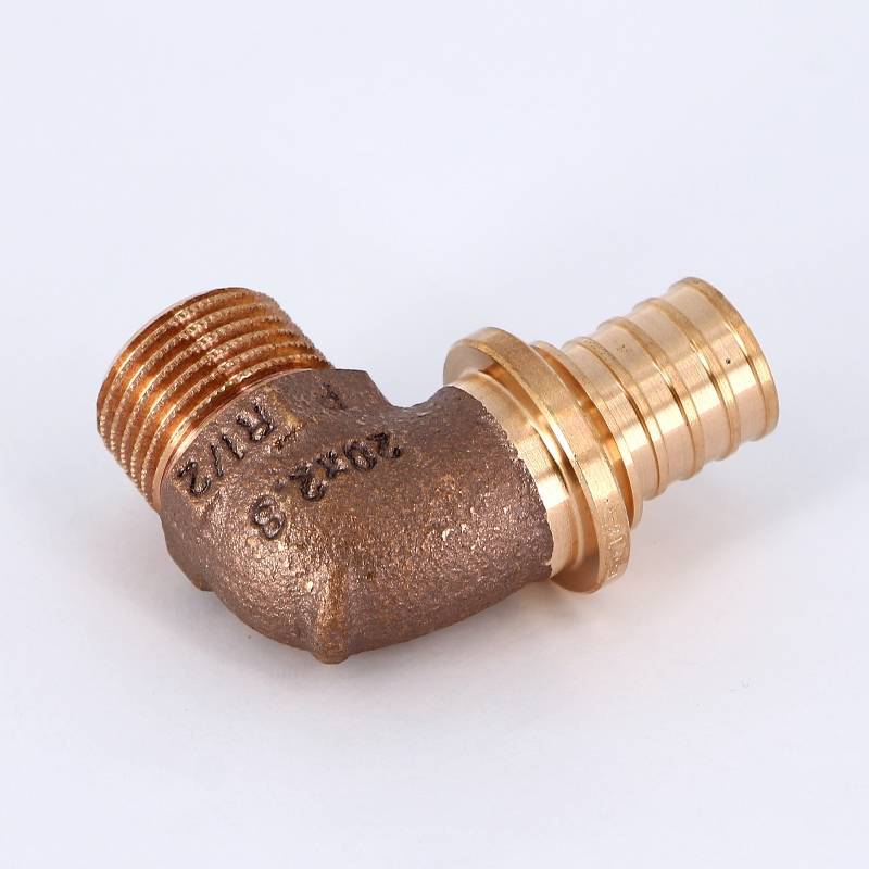 Угольник-переходник REHAU RAUTITAN RX+ 20х1/2 НР бронза 456348