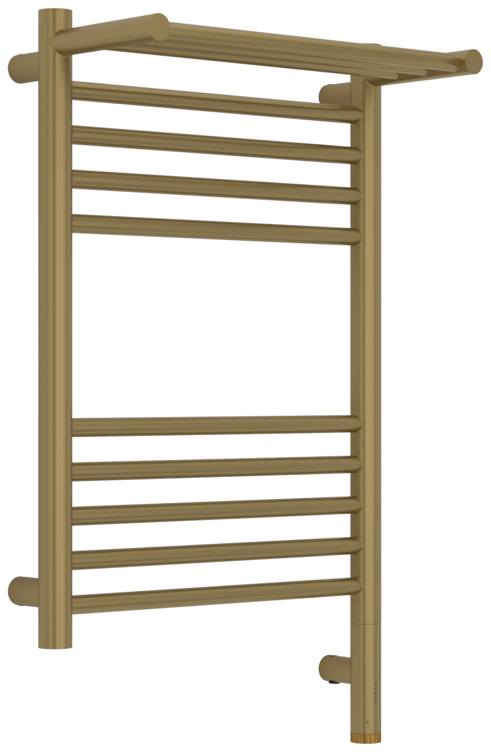 Полотенцесушитель электрический Сунержа Богема 3.1 с 1 полкой 400x600 мм правый золотой шелк матовый 32-6007-6040