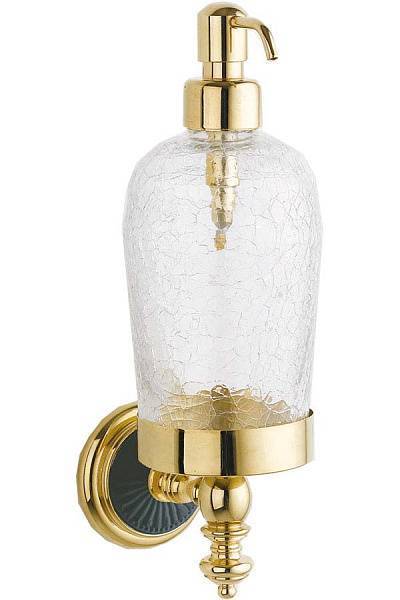 Дозатор для жидкого мыла Boheme Palazzo подвесной золото 10167