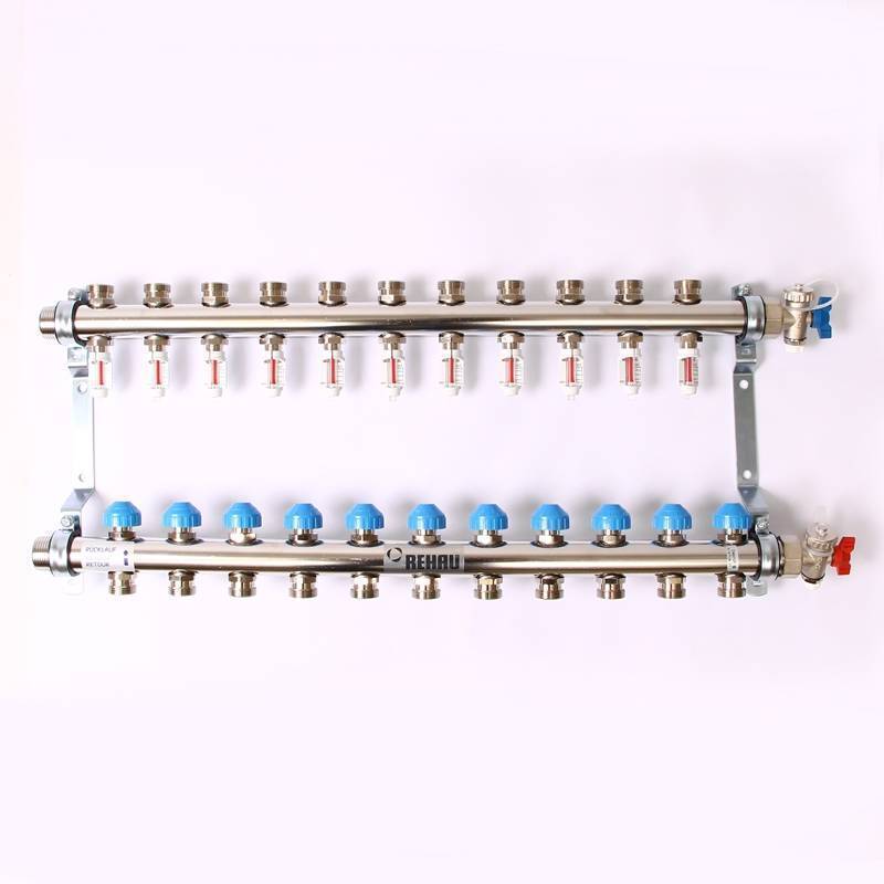 Коллекторная группа REHAU HKV-D 1 x 3/4 EK 11 выходов 208111