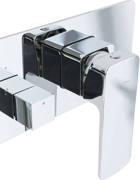 Смеситель для душа Allen Brau Infinity с внутренней частью хром 5.21011-00