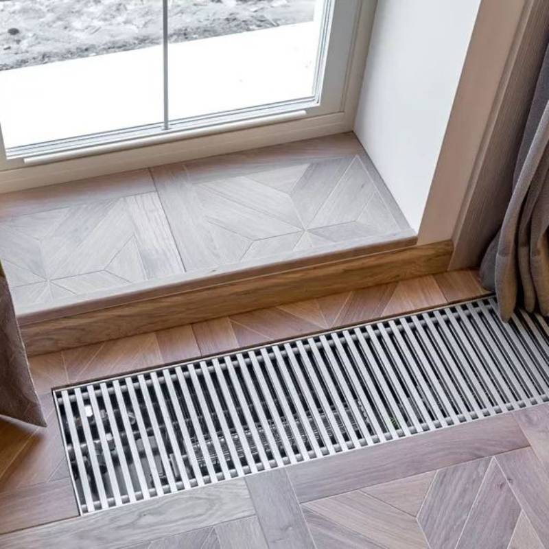 Внутрипольный конвектор Varmann Ntherm N 230x110x1200 мм N 230.110.1200 RR U EV1