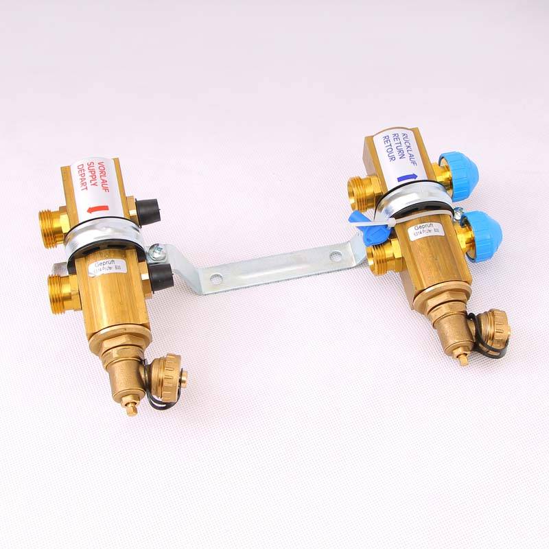 Коллекторная группа Watts HKV 1x3/4 EK 2 выхода с вентилями 10004172