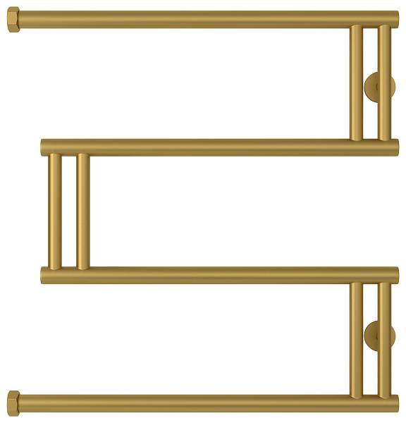 Полотенцесушитель водяной Сунержа High-Tech 600x600 мм матовое золото 032-0050-6060