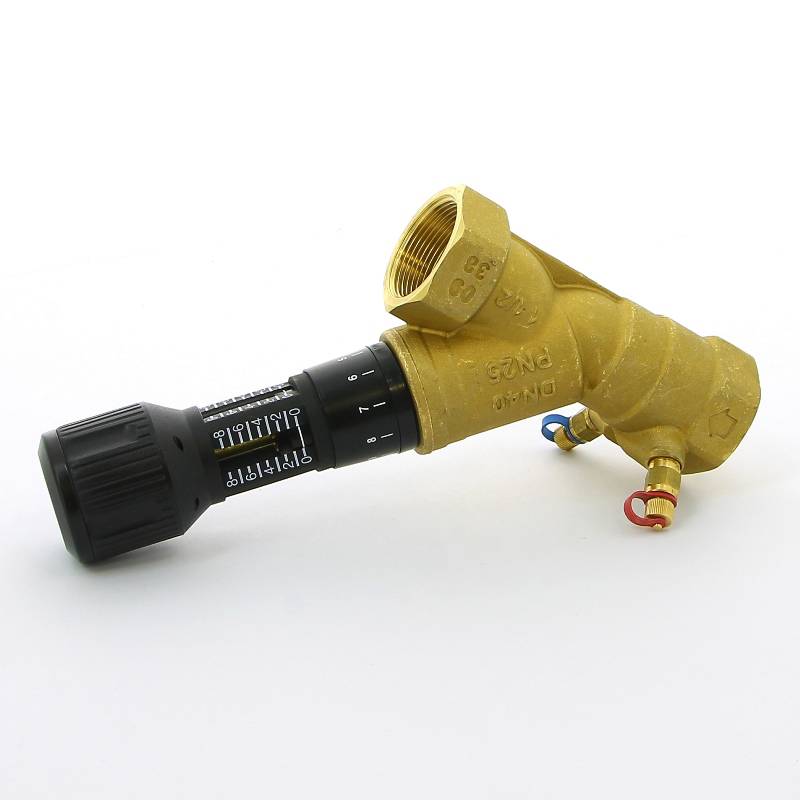 Клапан балансировочный ручной Cimberio CIM 727OT 1 1/2 ВВ с фиксацией настройки CIM 727OT N 1 1/2