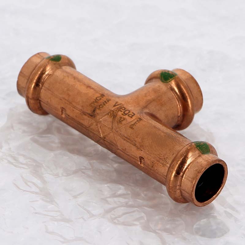 Тройник пресс медный Viega Profipress 12 мм 291884