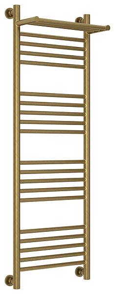 Полотенцесушитель водяной Сунержа Богема+ с 1 полкой 400x1200 мм состаренная бронза 05-0223-1240