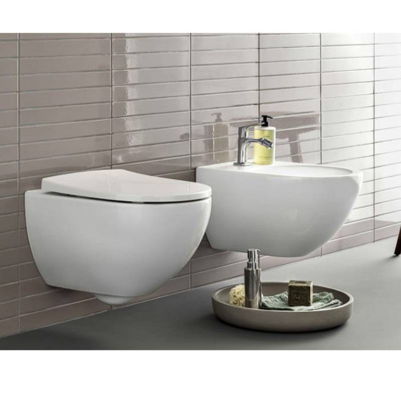 Сиденье для унитаза Geberit Acanto Slim SoftClose QuickRelease антибактериальное 500.605.01.2