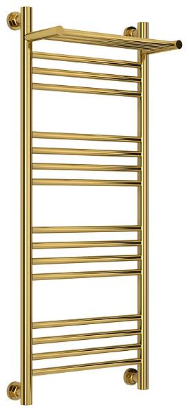 Полотенцесушитель водяной Сунержа Богема+ с 1 полкой 400х1000 мм золото 03-0223-1040