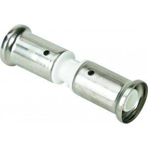 Муфта пресс Henco PVDF 16x16 мм белая 15PKW-1616