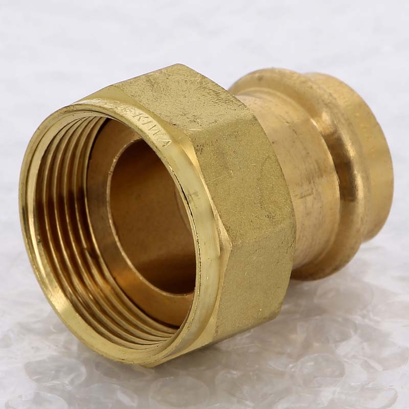 Муфта пресс с накидной гайкой Viega Sanpress 28x1 1/4 бронза 265700