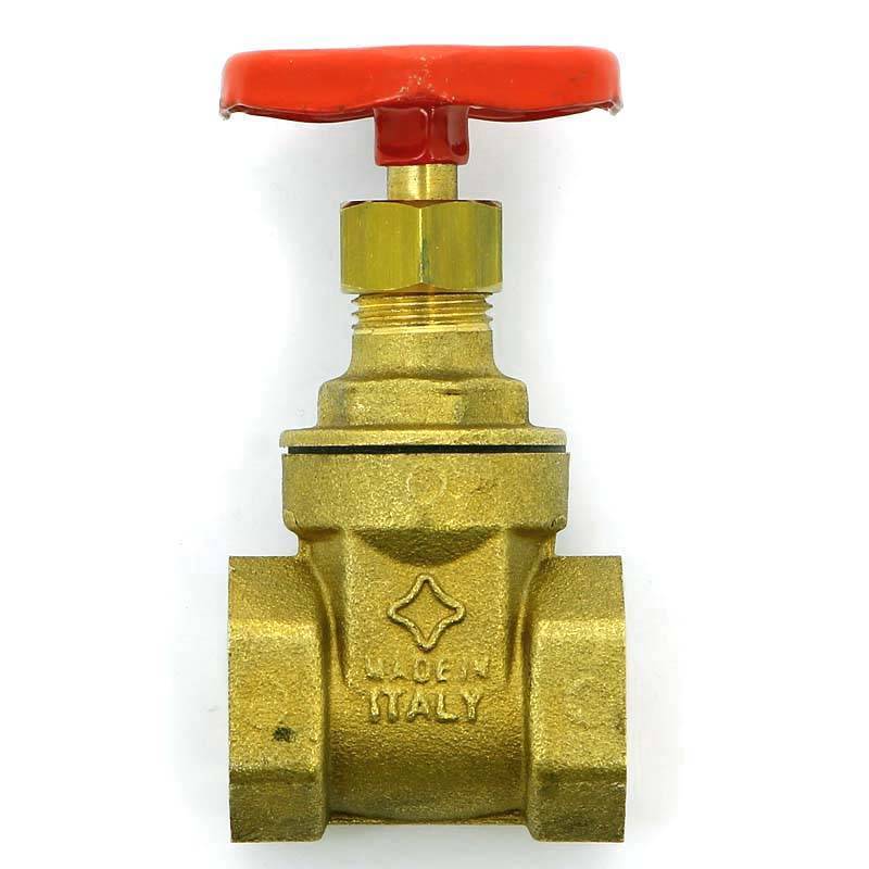 Задвижка клиновидная латунная Uni-Fitt 1/2 ВВ PN20 142G2000