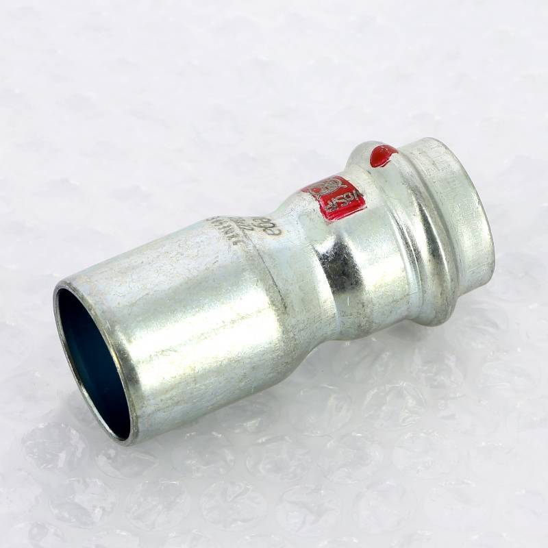 Муфта-вставка пресс из оцинкованной стали Viega Prestabo 28х22 мм 558543