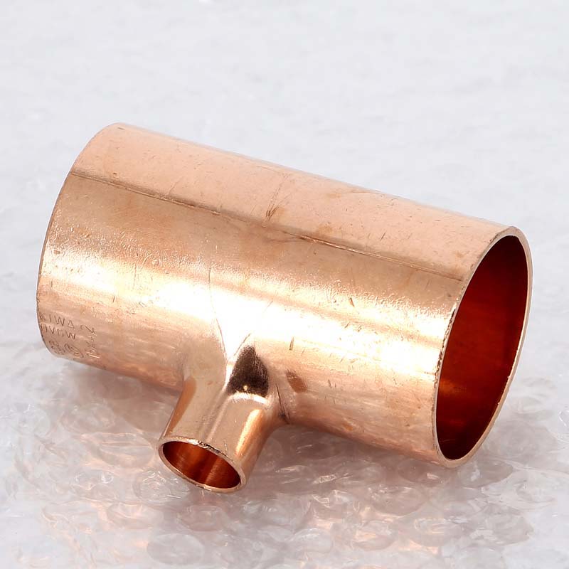 Тройник медный Viega под пайку 42х15х42 мм 118556