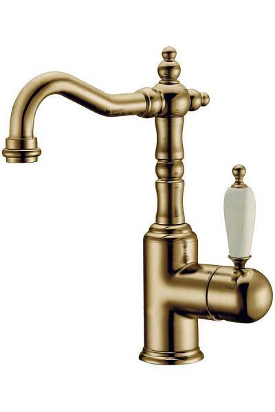 Смеситель для раковины Boheme Medici Ripresa высокий бронза 302