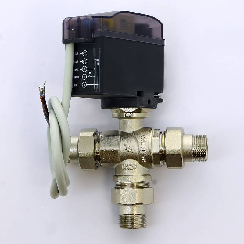 Кран шаровой трехходовой Emmeti MODULO COMPACT с сервоприводом 3/4 НН 01425808