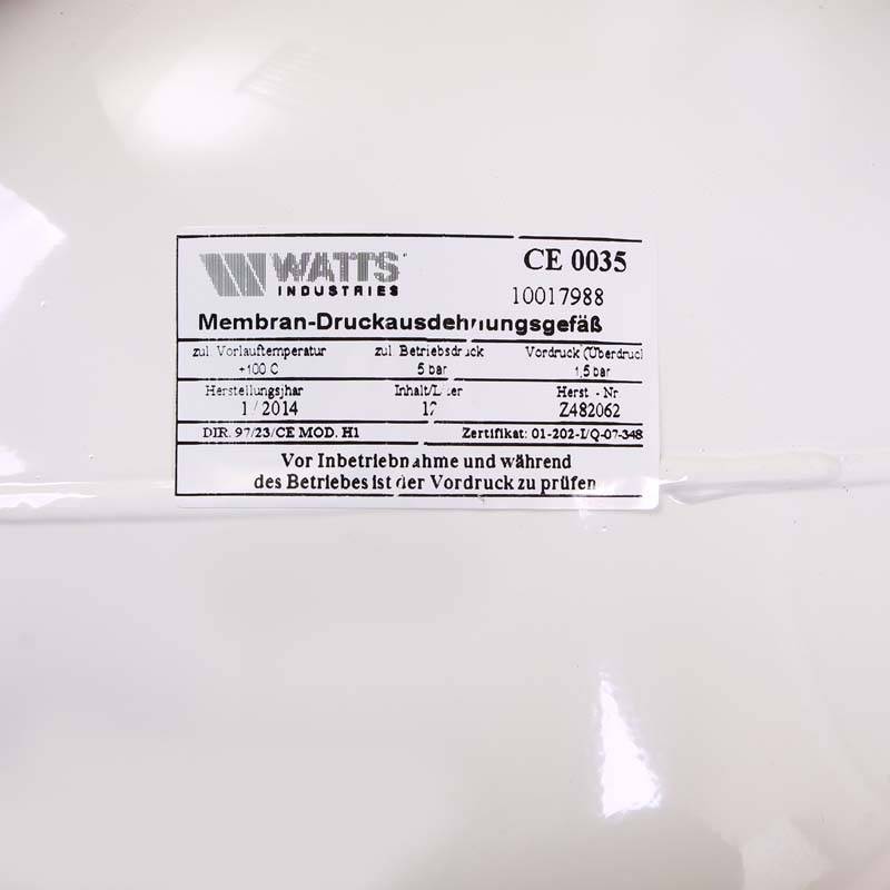 Расширительный бак для отопления Watts MAG-H 12 л 3/4 белый 10017988