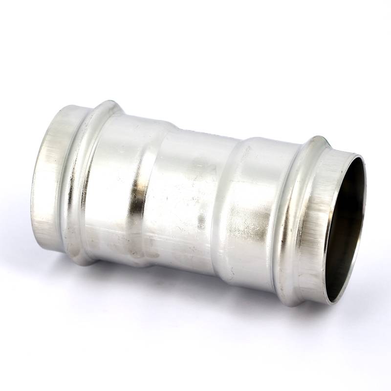 Тройник пресс Sanpress Inox Viega нержавеющая сталь 54х1/2х54 мм ВР 437237